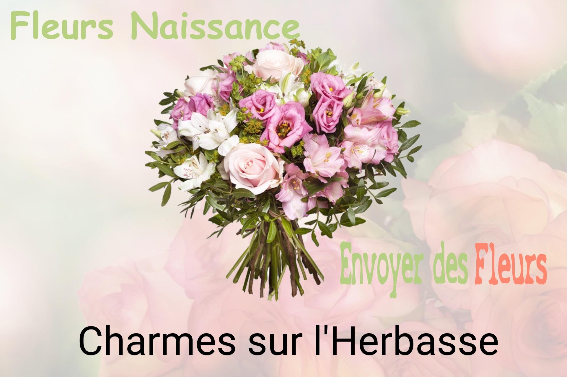 Bouquet de fleurs de naissance livré à Charmes-sur-l'Herbasse